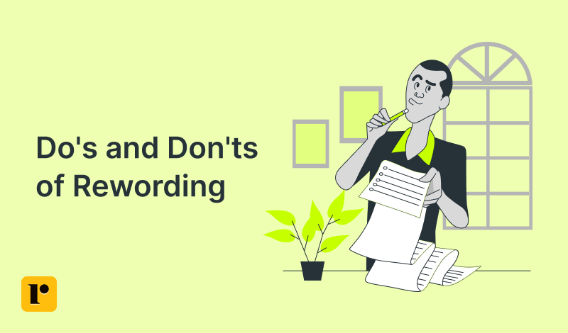 Do's and Don'ts of Rewording